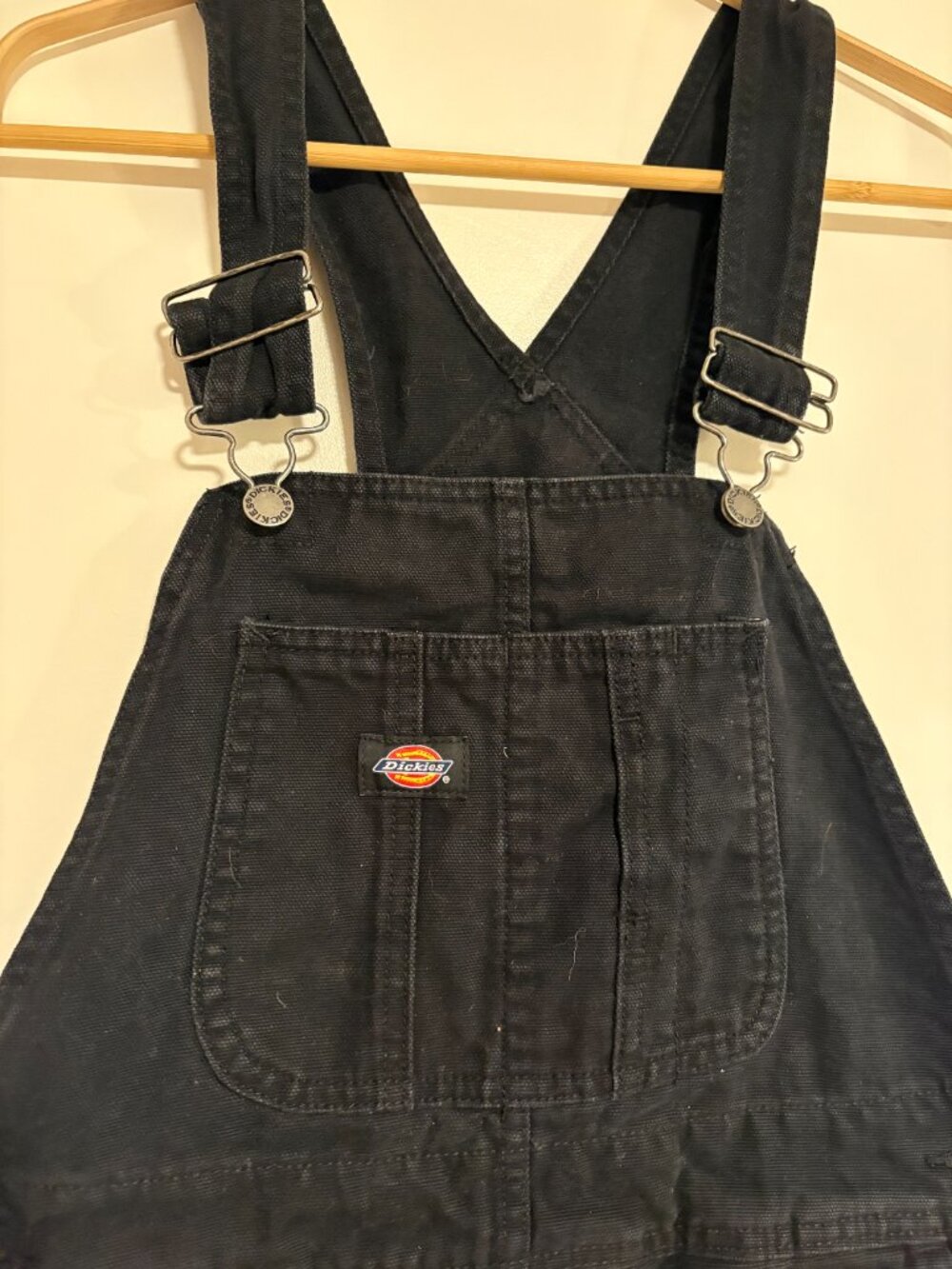 Dickies Short Dungarees in black - Picture 5 of 5